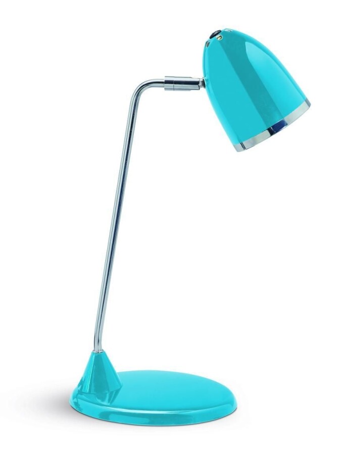 Onzorgvuldigheid lading hel Bureaulamp Maul type Retro licht blauw - chroom - LED