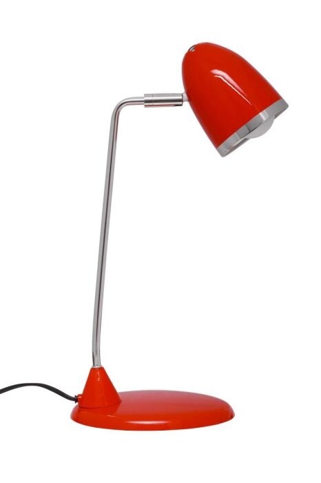 verloving Aanklager opstelling Bureaulamp Maul type Retro rood - chroom - LED