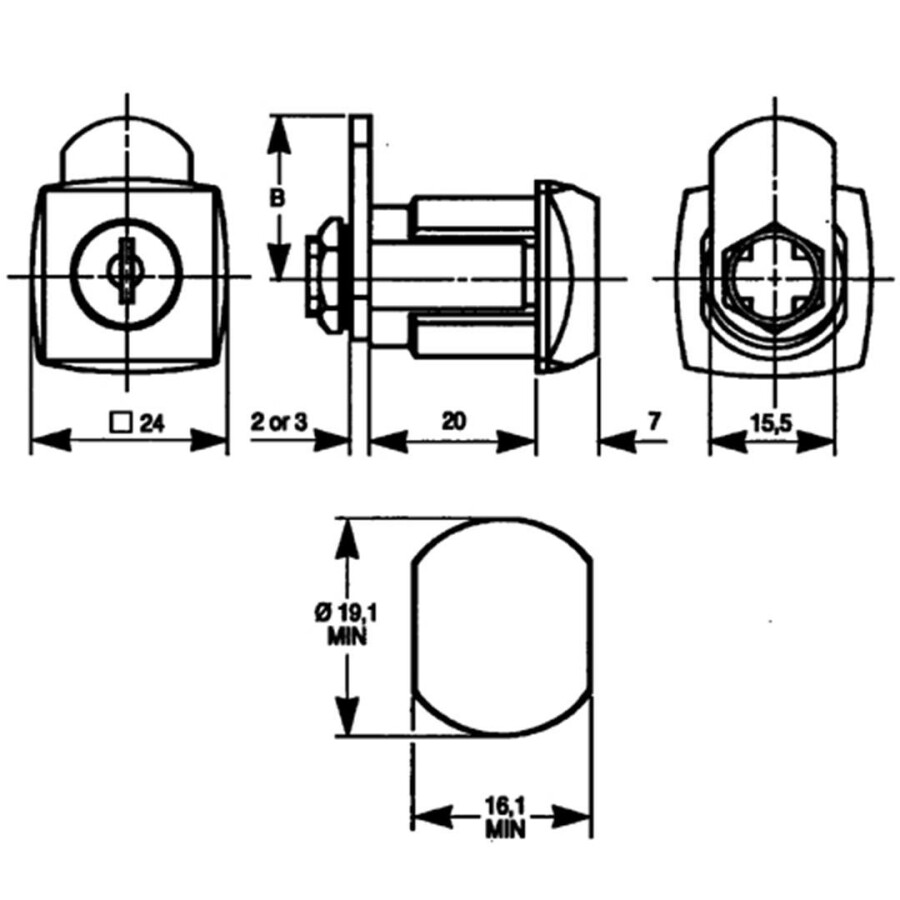 Slot - Cilinderslot met 2 L&F Eurolocks